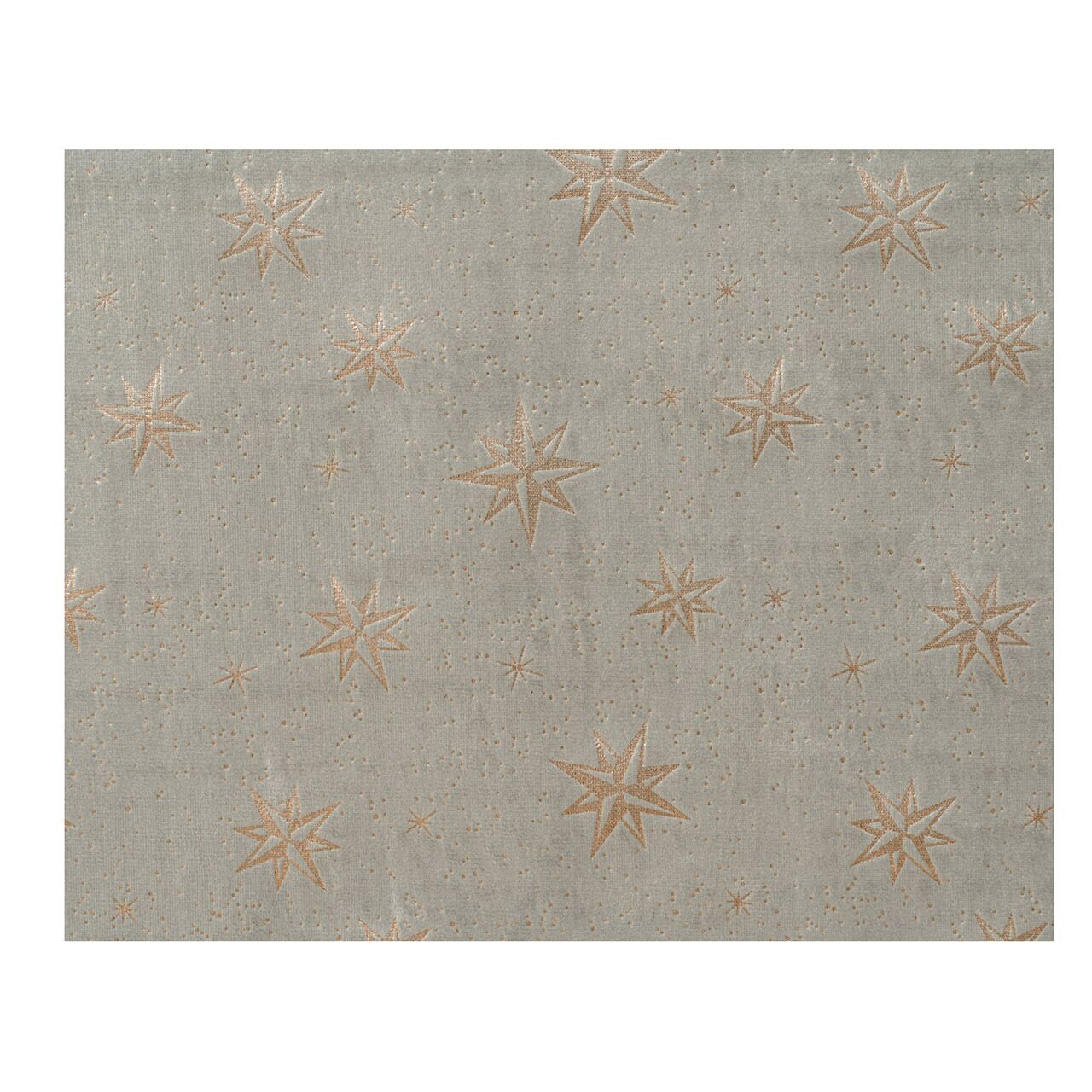 Tischläufer Star Silber Samt Dekoration für Zuhause, Teppich, Leinen, Textur