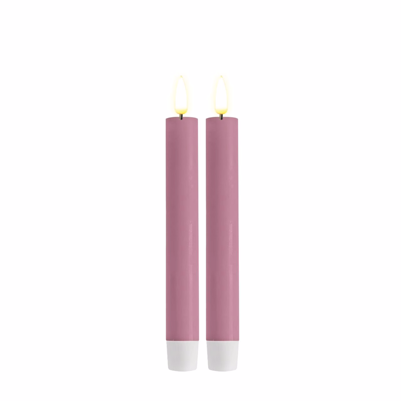 Stabkerze LED 15 cm Lavendel 2 Stück