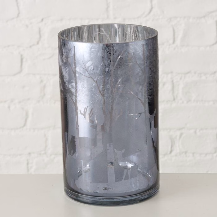 Windlicht Winta 20cm dunkelblau