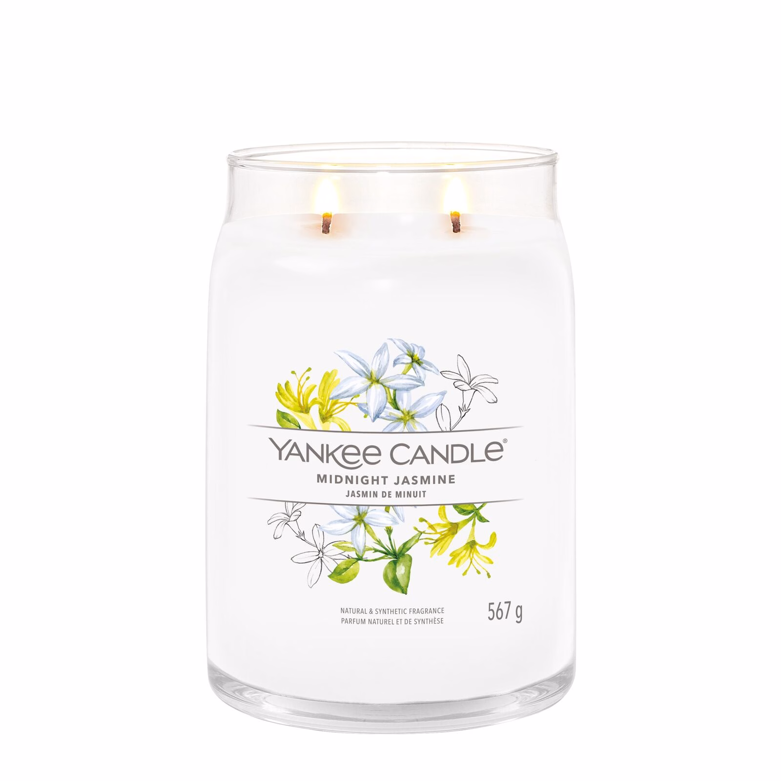 Midnight Jasmine Signature Large Jar 567g 2-Docht