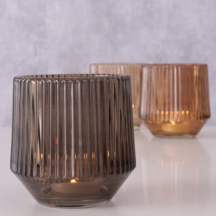 Windlicht Tiago beige 10cm