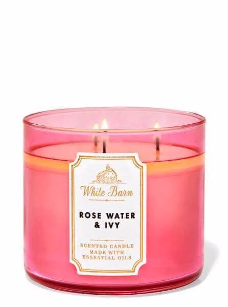 Rose Water & Ivy - 411g - 3-Docht Kerze