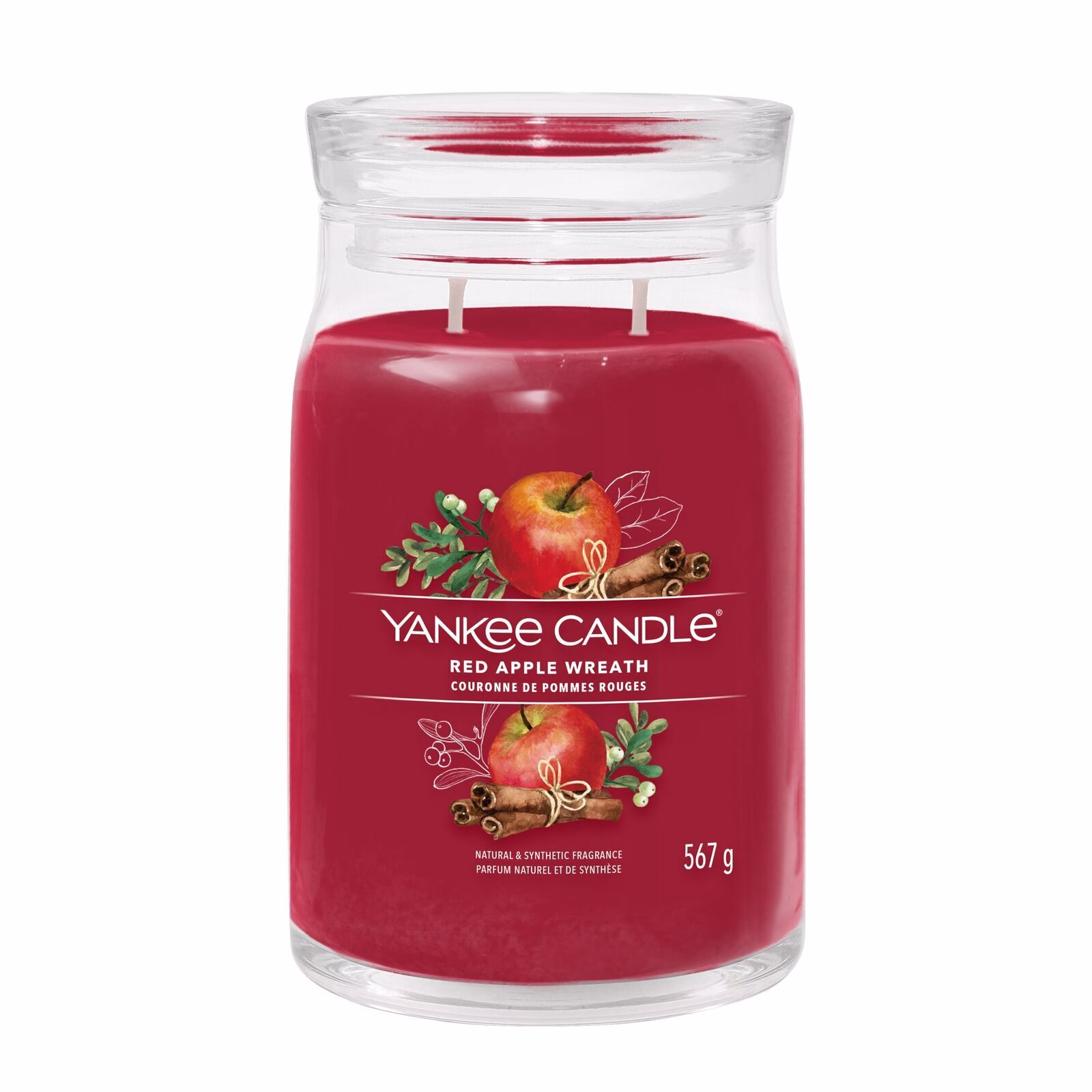 Red-Apple-Wreath_Large-Signature Red Apple Wreath Signature Jar 567g 2-Docht