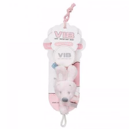 VIB-SOOTPPG001 Rabbit Schnullerhalter Rosa