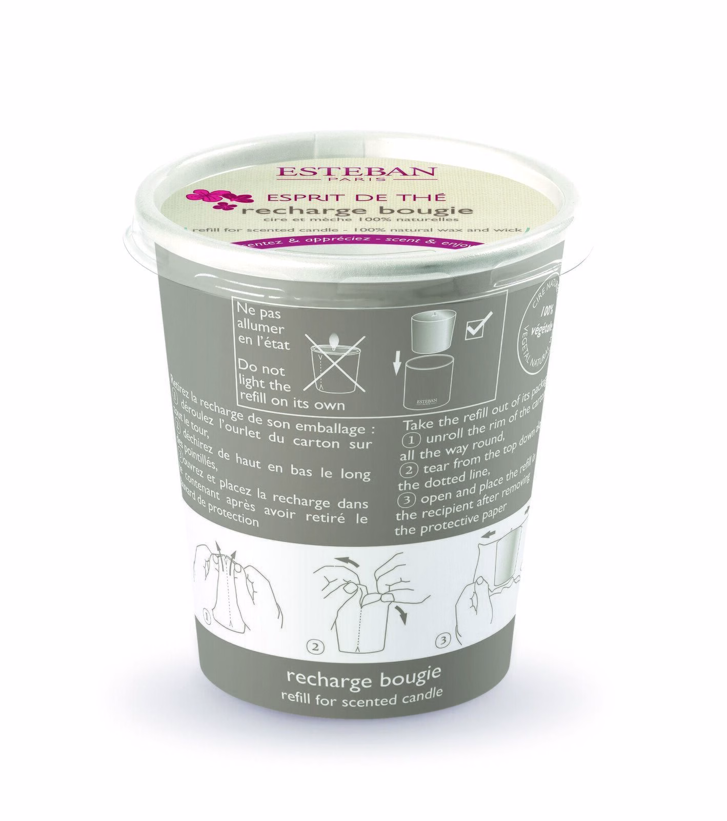 THE-071 Geist des Tees Nachfüller für Duftkerze 170g