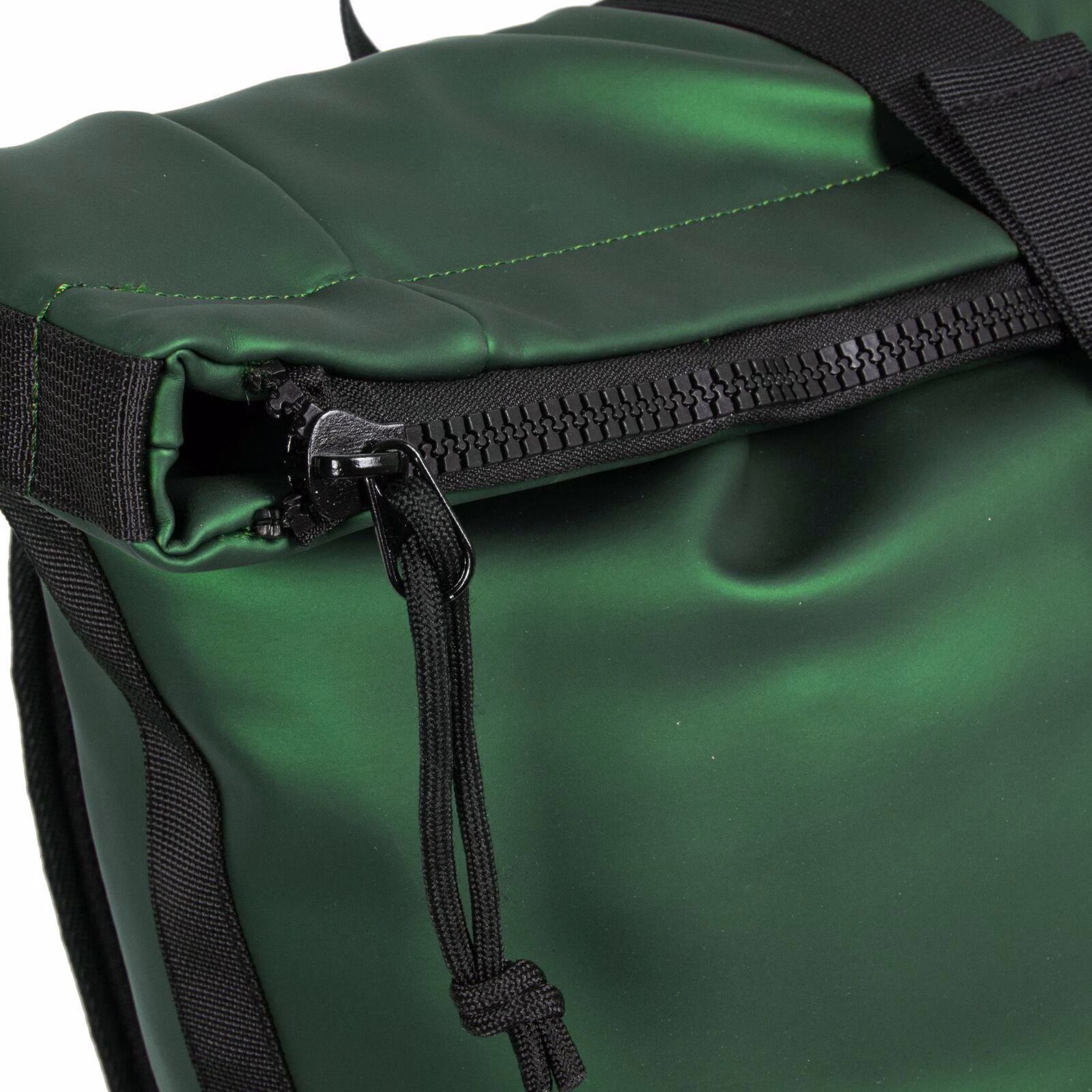 RQ6lk81Q Mart - New York Rolltop Rucksack grün metallic