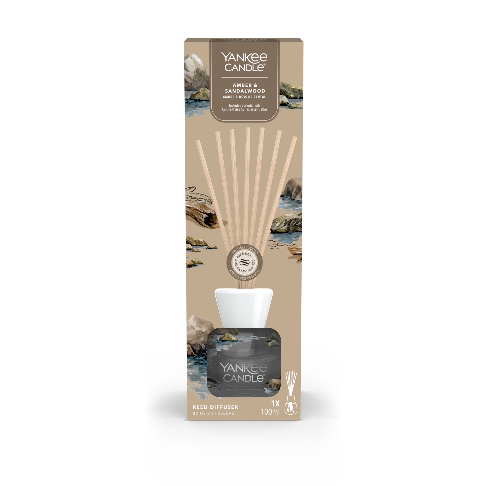 Amber & Sandalwood Signature Reed Diffuser 100ml