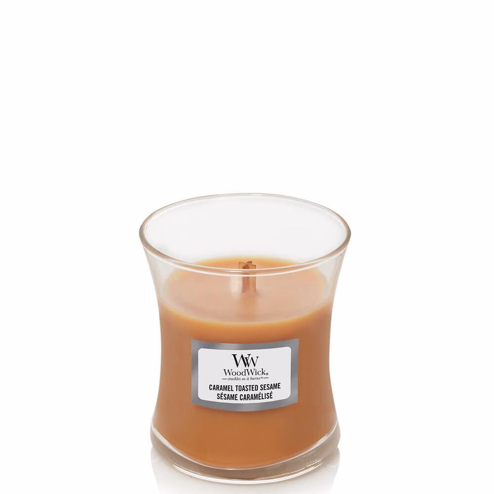 1666281E_1 Caramel Toasted Sesame 85g von Woodwick offen