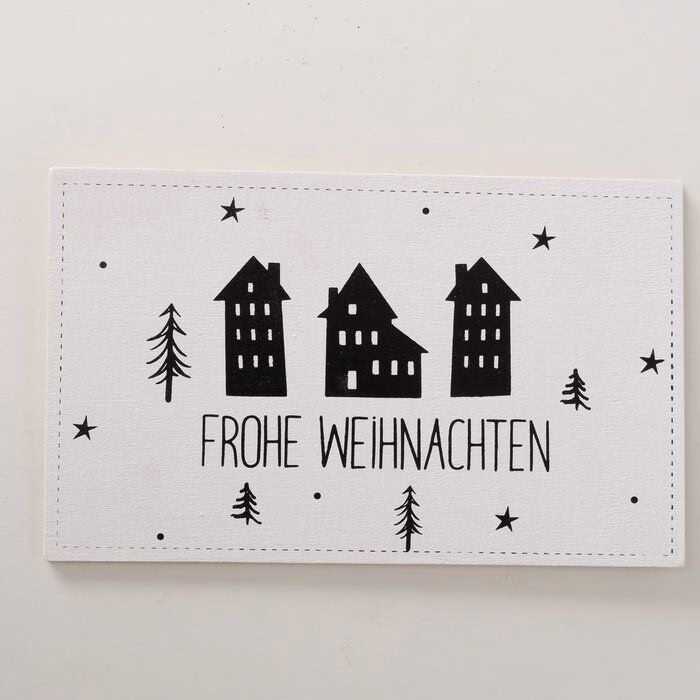 Holz-Postkarte Oh Dear Variante 1