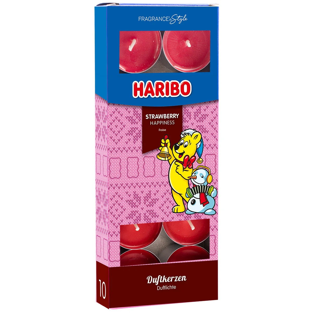 Strawberry Happiness Haribo™ Teelichter 10 Stück Winterdesign Strawberry Happiness Haribo™ Teelichter 10 Stück Winterdesign