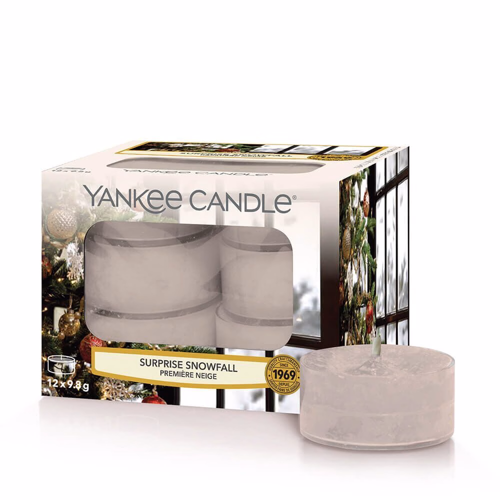 1629505E-Surprise-Snowfall_Tealight Surprise Snowfall 118g von Yankee Candle