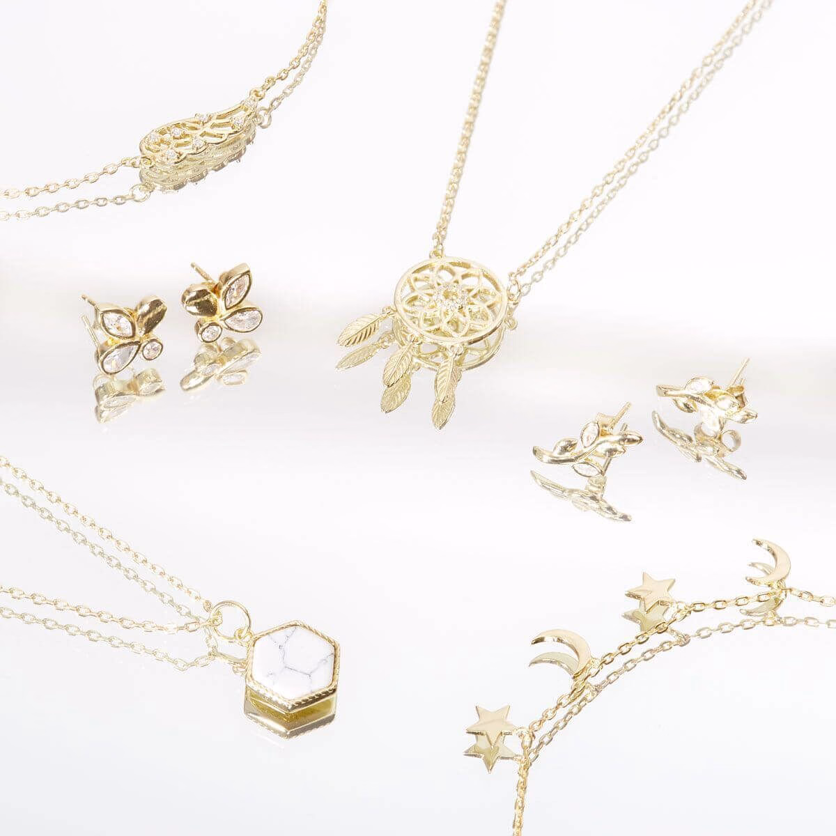 Beispieldesigns die in der Duftkerze mit Schmuck enthalten sein könnten