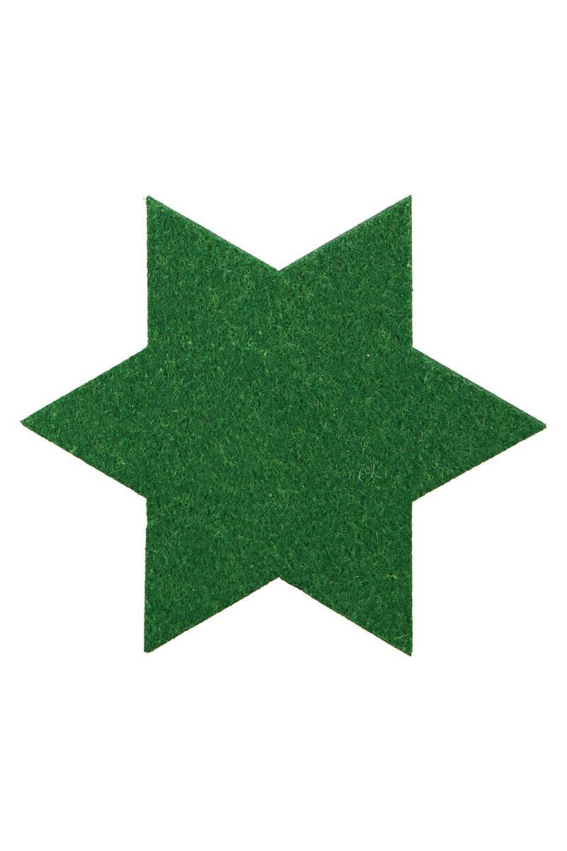 Untersetzer Stern grün 6 Stück Grün, Sternsymbol, Symbol, Blatt, Pflanze
