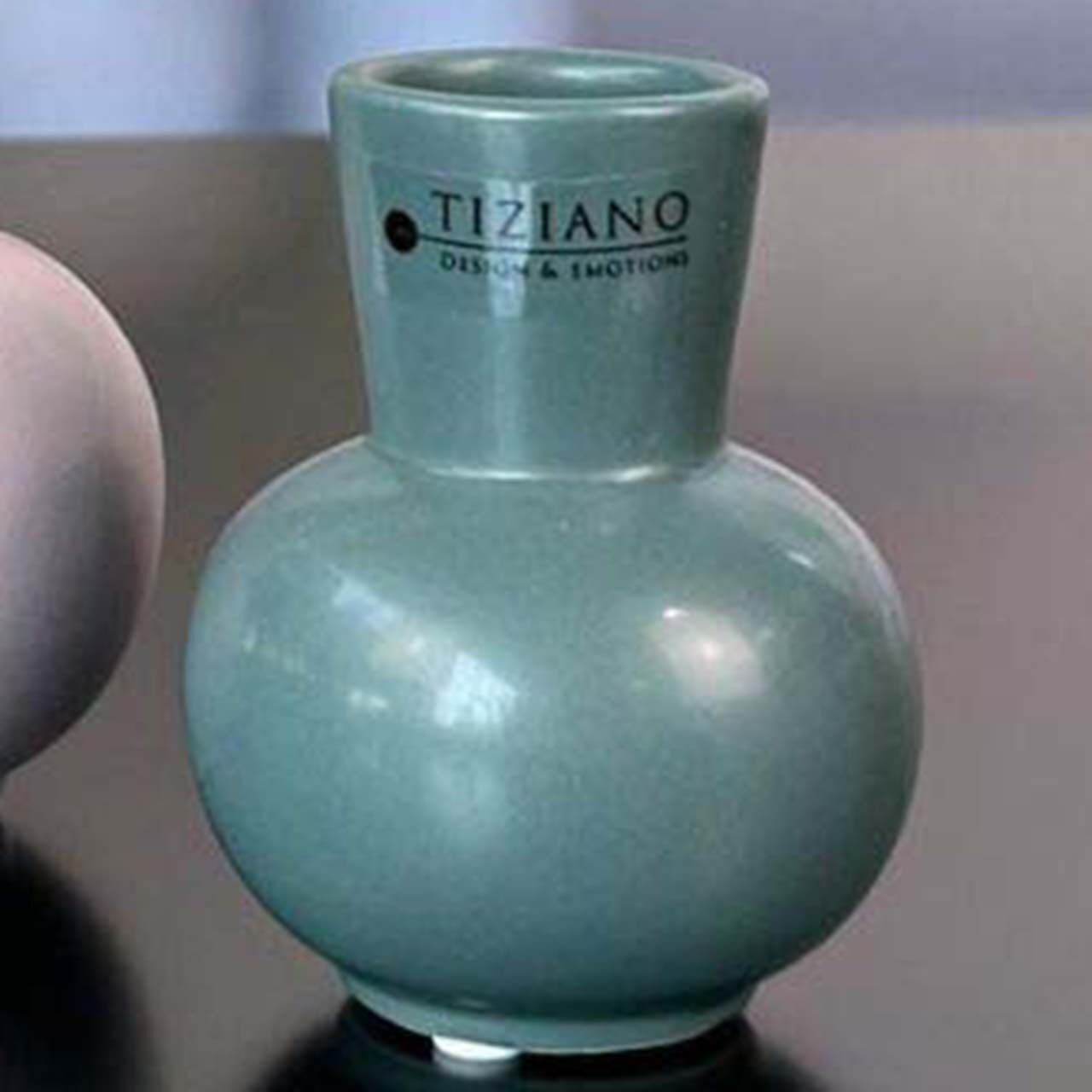 Tischvase Emporo scuro Keramik 8cm Krug, Töpferei, Vase, Kochgeschirr, Topf