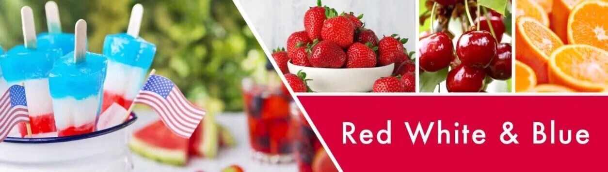 Red White & Blue 411g (3-Docht)