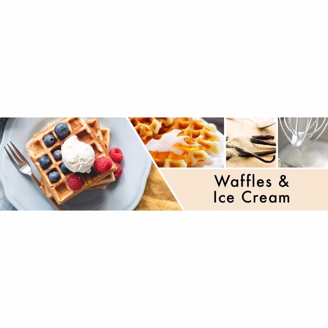 Waffles & Ice Cream 411g (3-Docht)