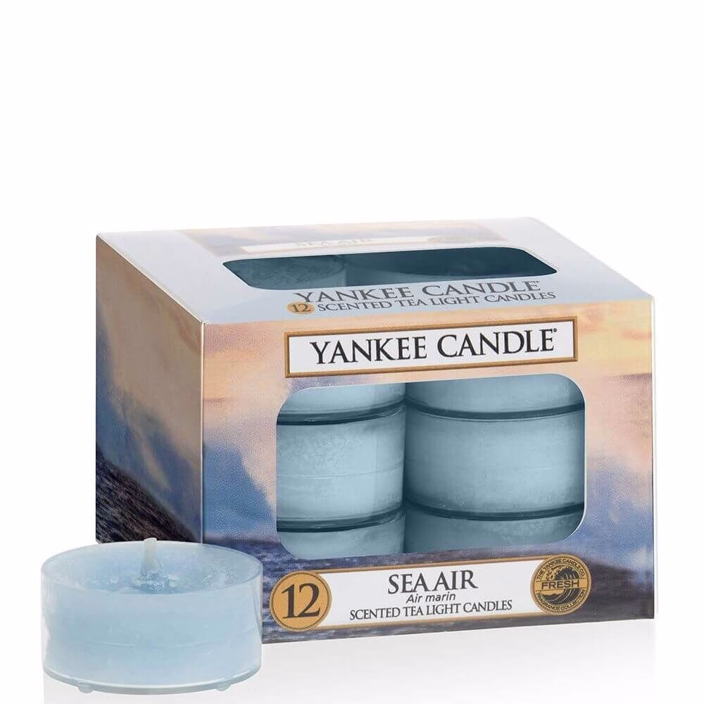 1533666e Yankee Candle Sea Air 12St Teelichte