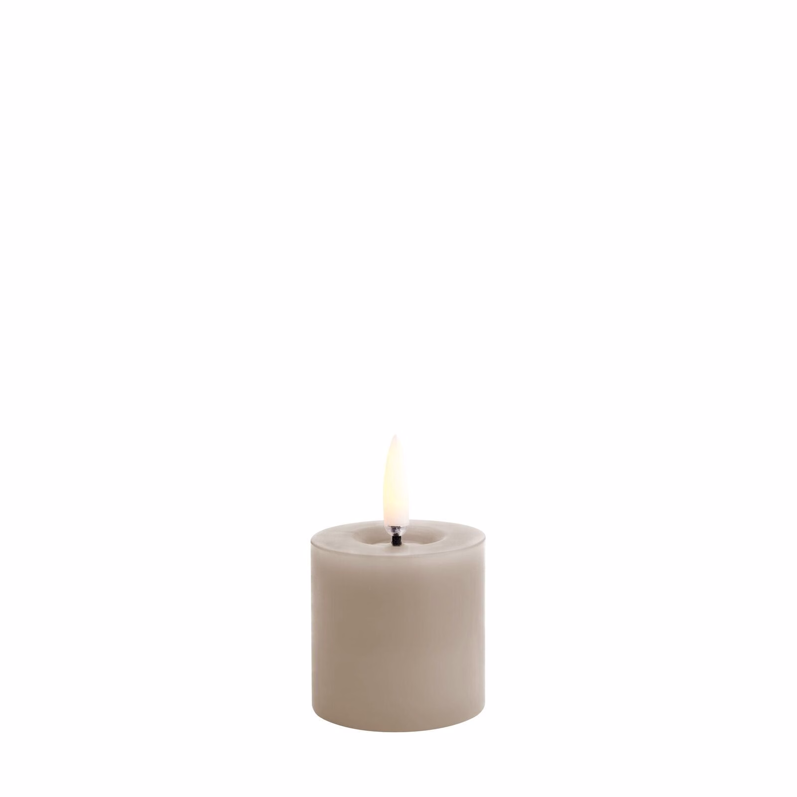 Uyuni-UL-PI-SAM0505-Melted-Pillar-Candles-large Uyuni LED Stumpenkerze 5 x 4,5cm melted sandstone