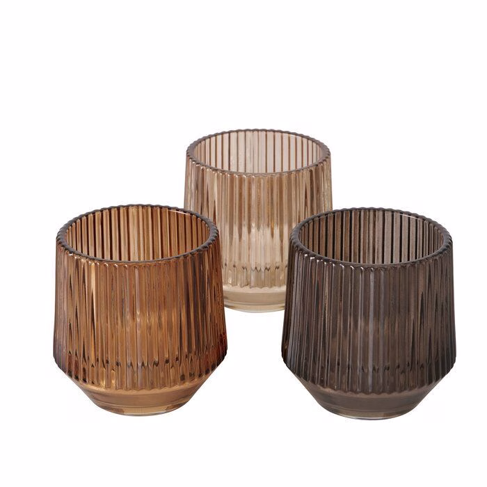 Windlicht Tiago beige 10cm