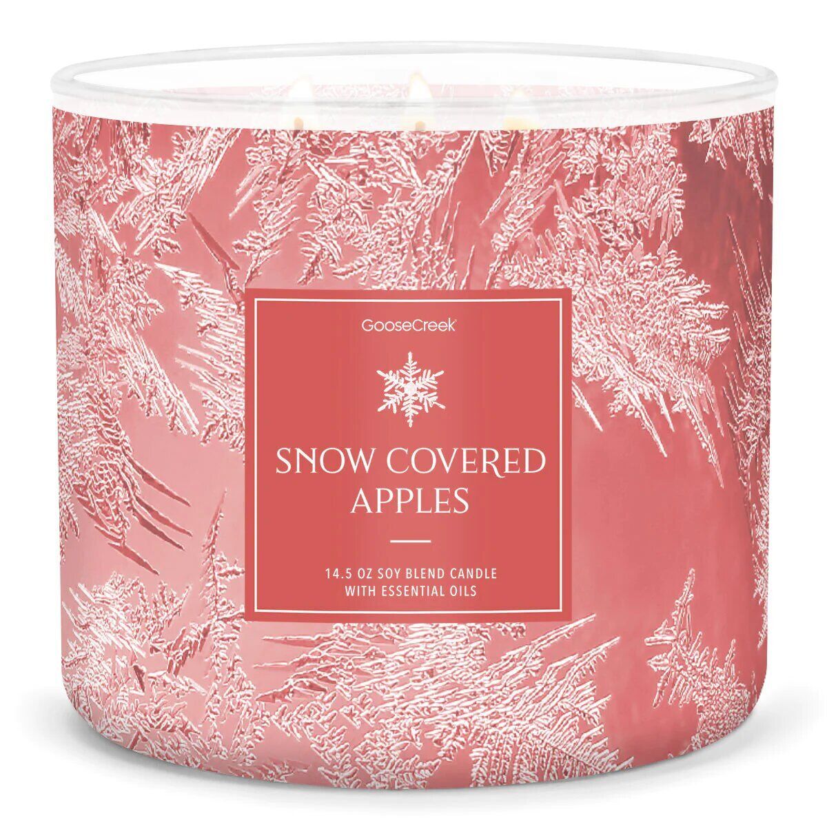 Snow-Covered-Apples-Large-3-Wick-Candle Snow Covered Apples 411g (3-Docht)