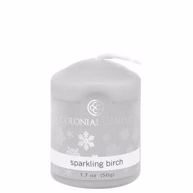 Colonial Candle Sparkling Birch Votivkerze 50g
