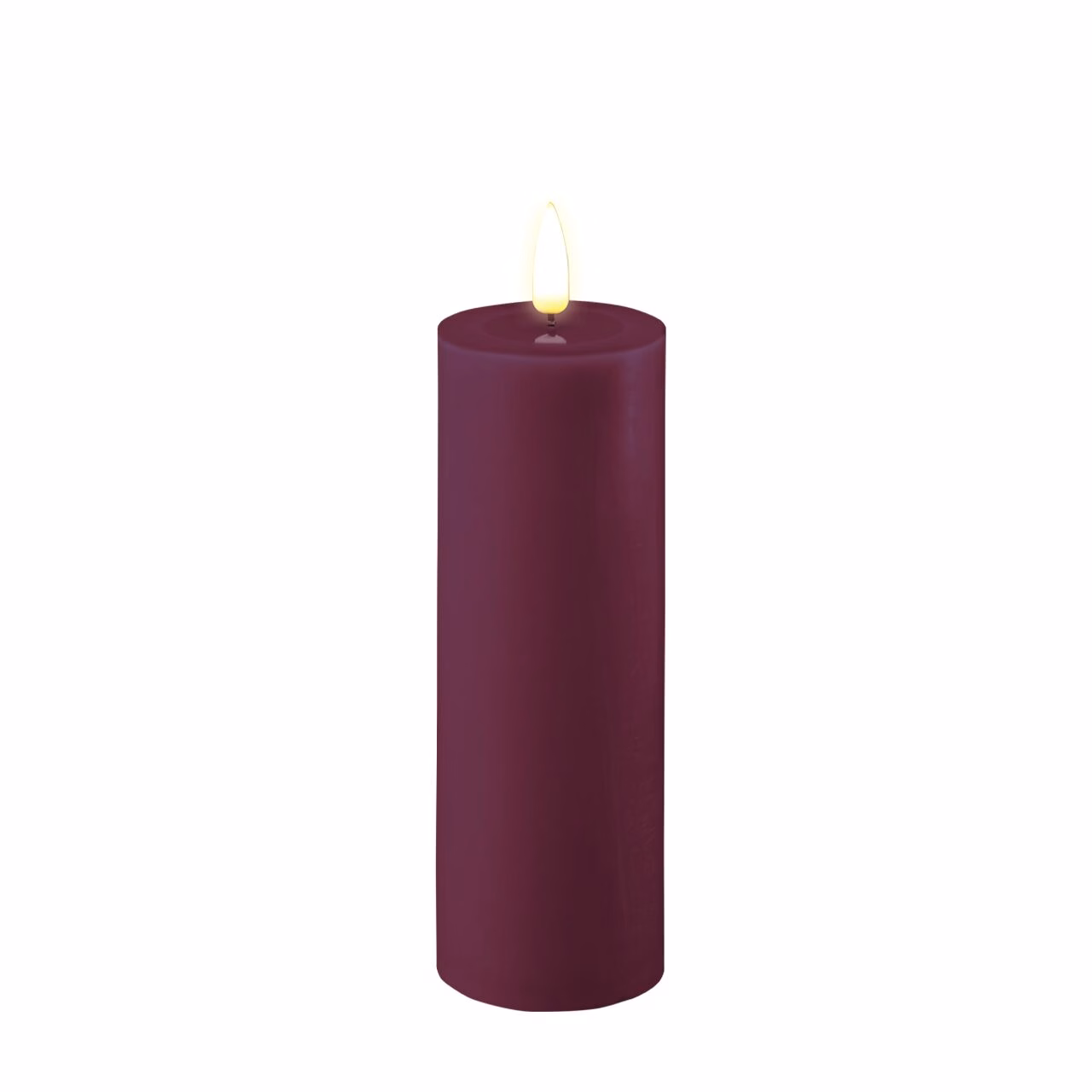 RF-0391 Stumpenkerze LED Violett 5 x 15cm