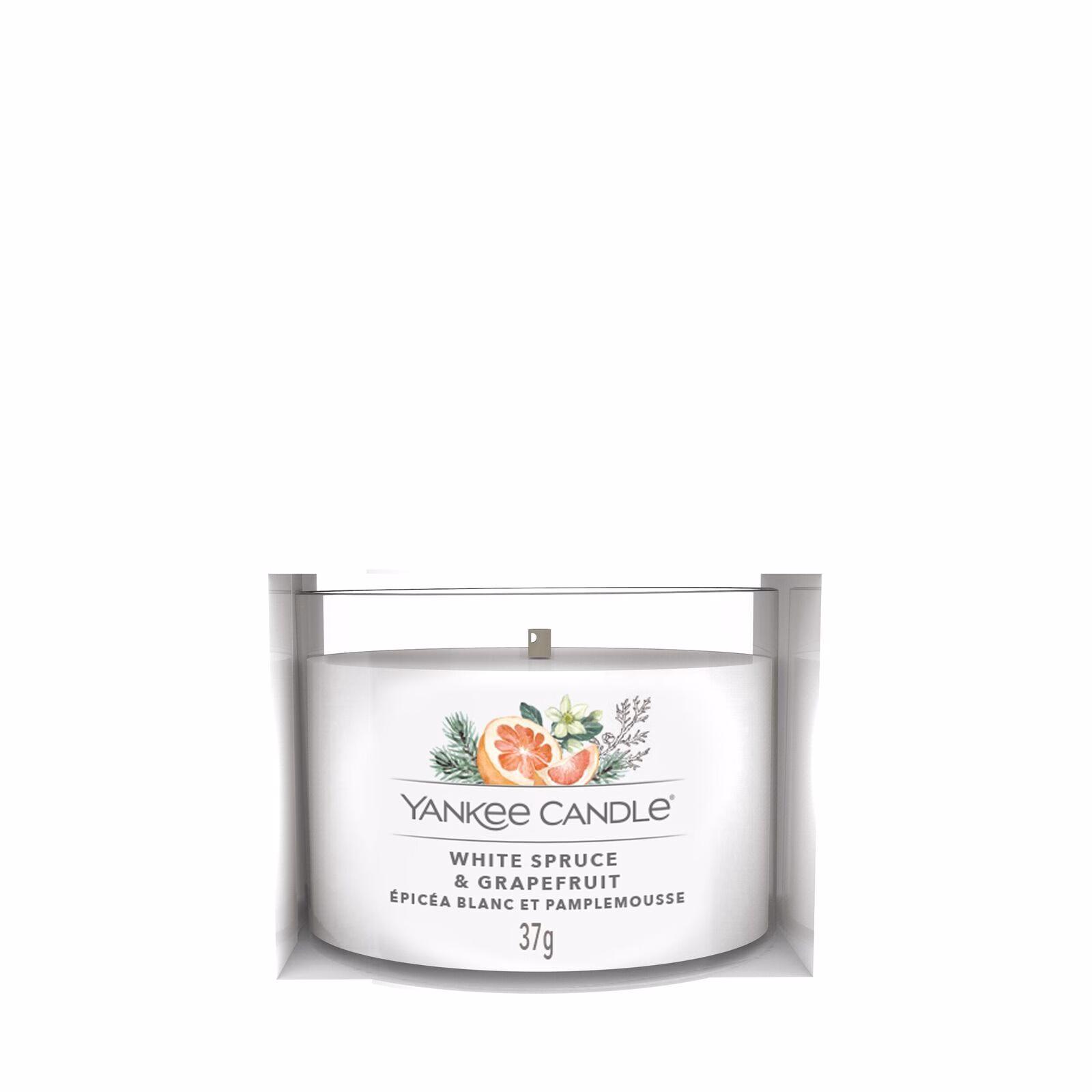 Filled-Votive_White-Spruce-Grapefruit1 White Spruce & Grapefruit 37g