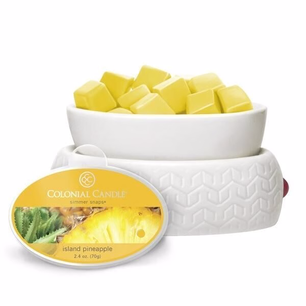 Colonial Candle Island Pineapple Simmer Snaps 70g