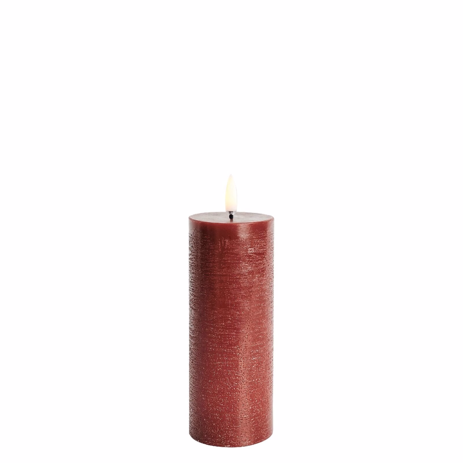 UL-PI-CR06015-large Uyuni LED Stumpenkerze 5,8x15cm Carmine Red