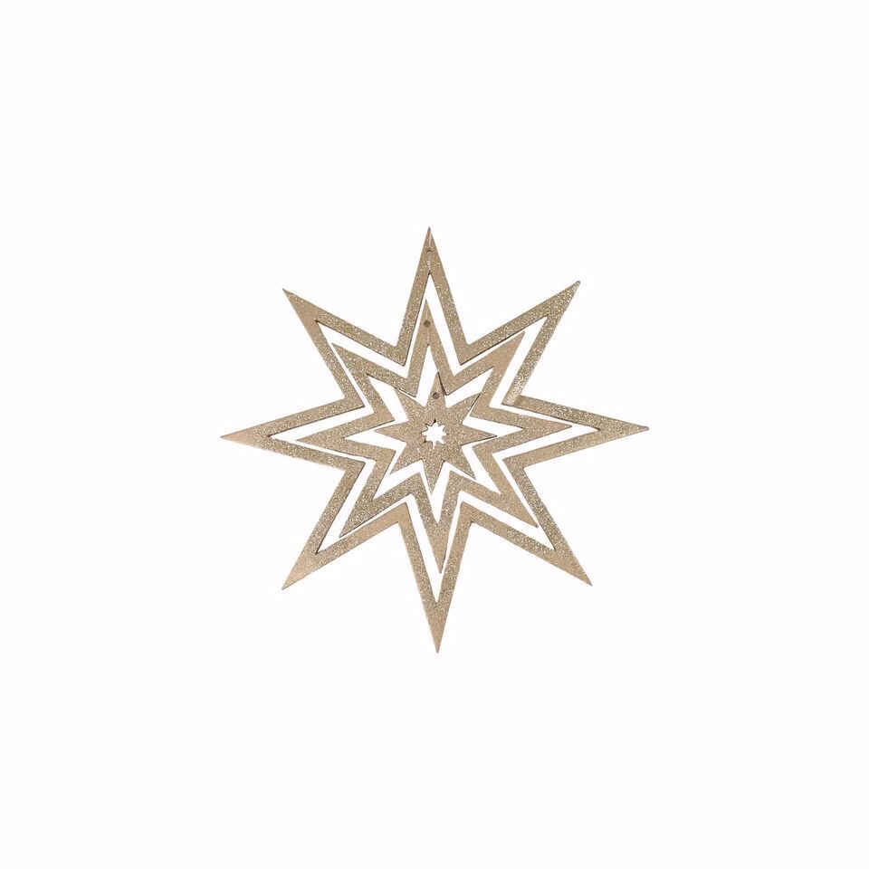i-TCKMPfX-X2 Dekohänger Star 20cm gold