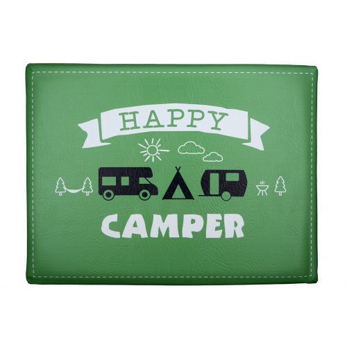 Sitzpolster Happy Camper grün