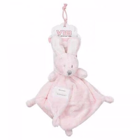 VIB-TPPG0001 Plüsch Rabbit Doudoutuch Rosa