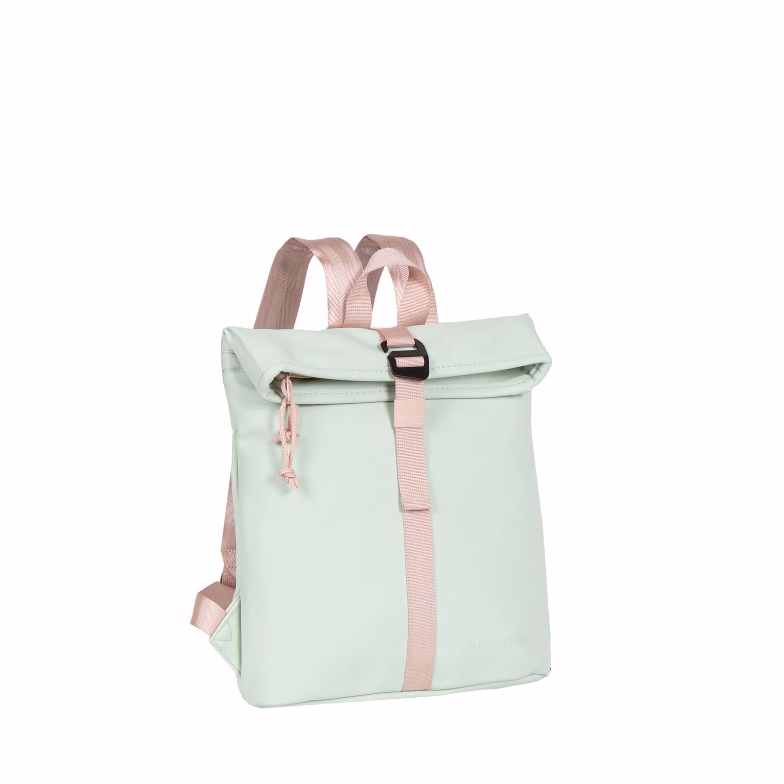 ZYXExGpw Tim - Los Angeles Rolltop Mini Rucksack minzblau/hellrosa