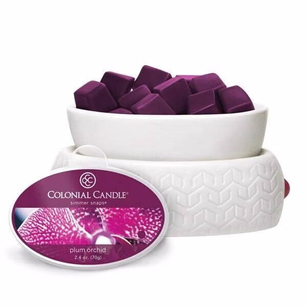 ccsnaps-3453_3_5594ffee3ae34 Colonial Candle Plum Orchid Simmer Snaps 70g