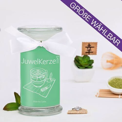 JuwelKerze Matcha Latte (Ring) 380g