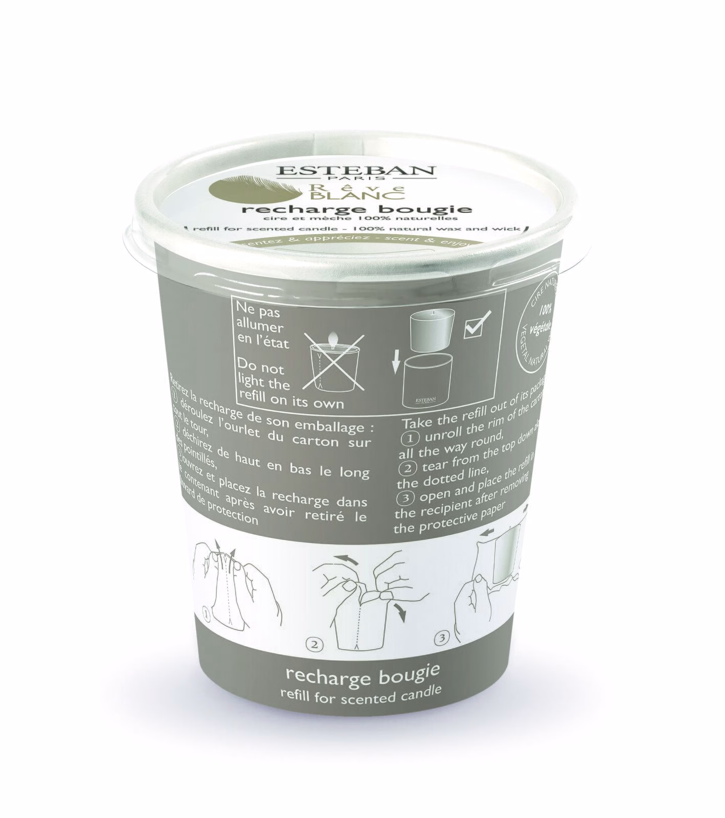 REV-009 Weißer Traum Nachfüller für Duftkerze 170g
