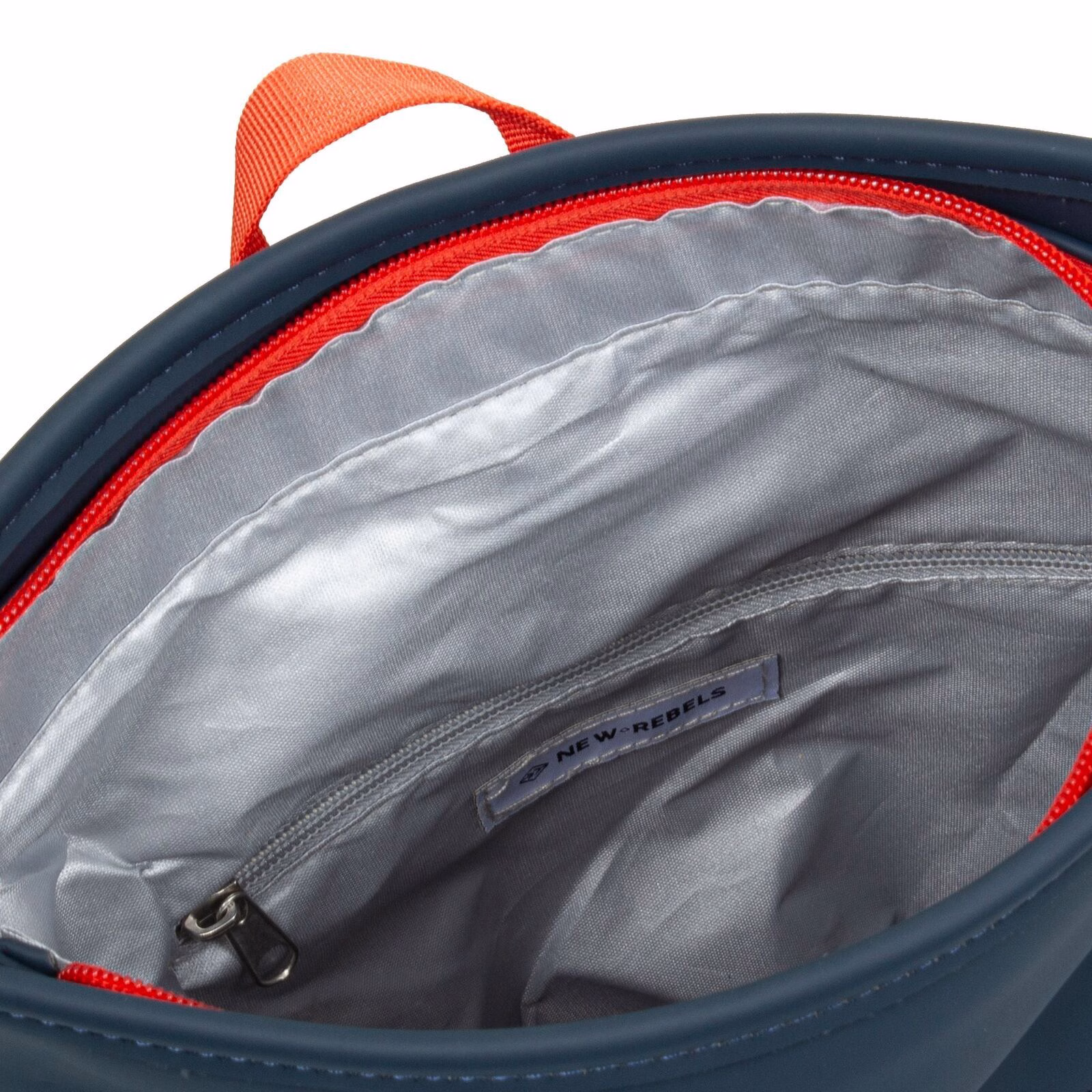 BvV8BCv4 Tim - Los Angeles Rolltop Mini Rucksack navy/rot