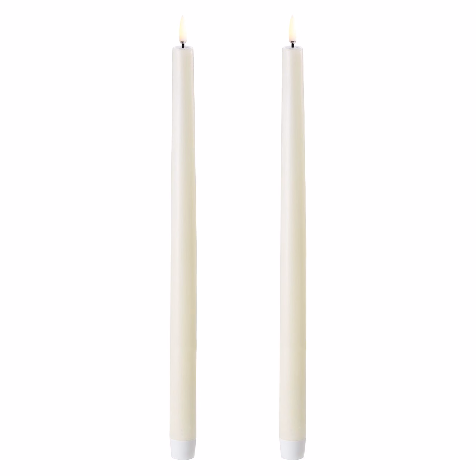 UL-TA-IV02535-2 Uyuni LED Tafelkerze 35cm ivory 2 Stück