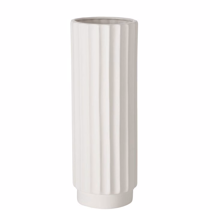 Vase Vianello Keramik weiß 41cm