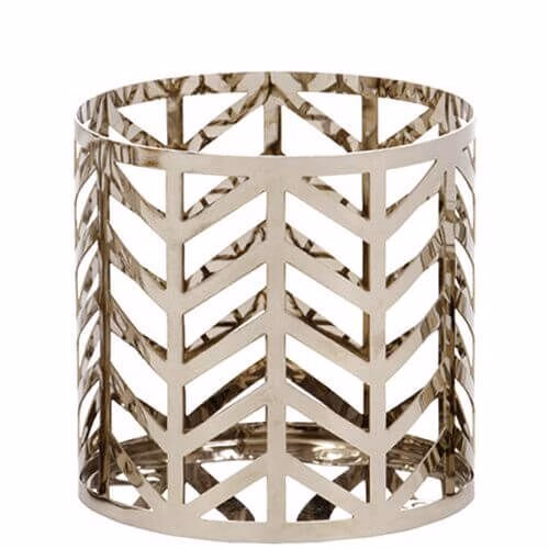 Yankee Candle Arrow Chrome Jar Holder 411g & 623g