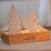 Sandane-Engel-mit-Tanne-100x100 Lichtobjekt Sandane Engel 12cm cremeweiß