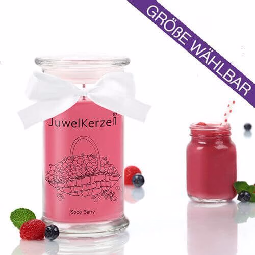 Duftkerze-mit-Schmuck-Sooo-Berry JuwelKerze So Berry (Ring) 380g