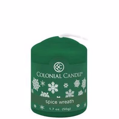 CC015-5052 Colonial Candle Spice Wreath Votivkerze 50g