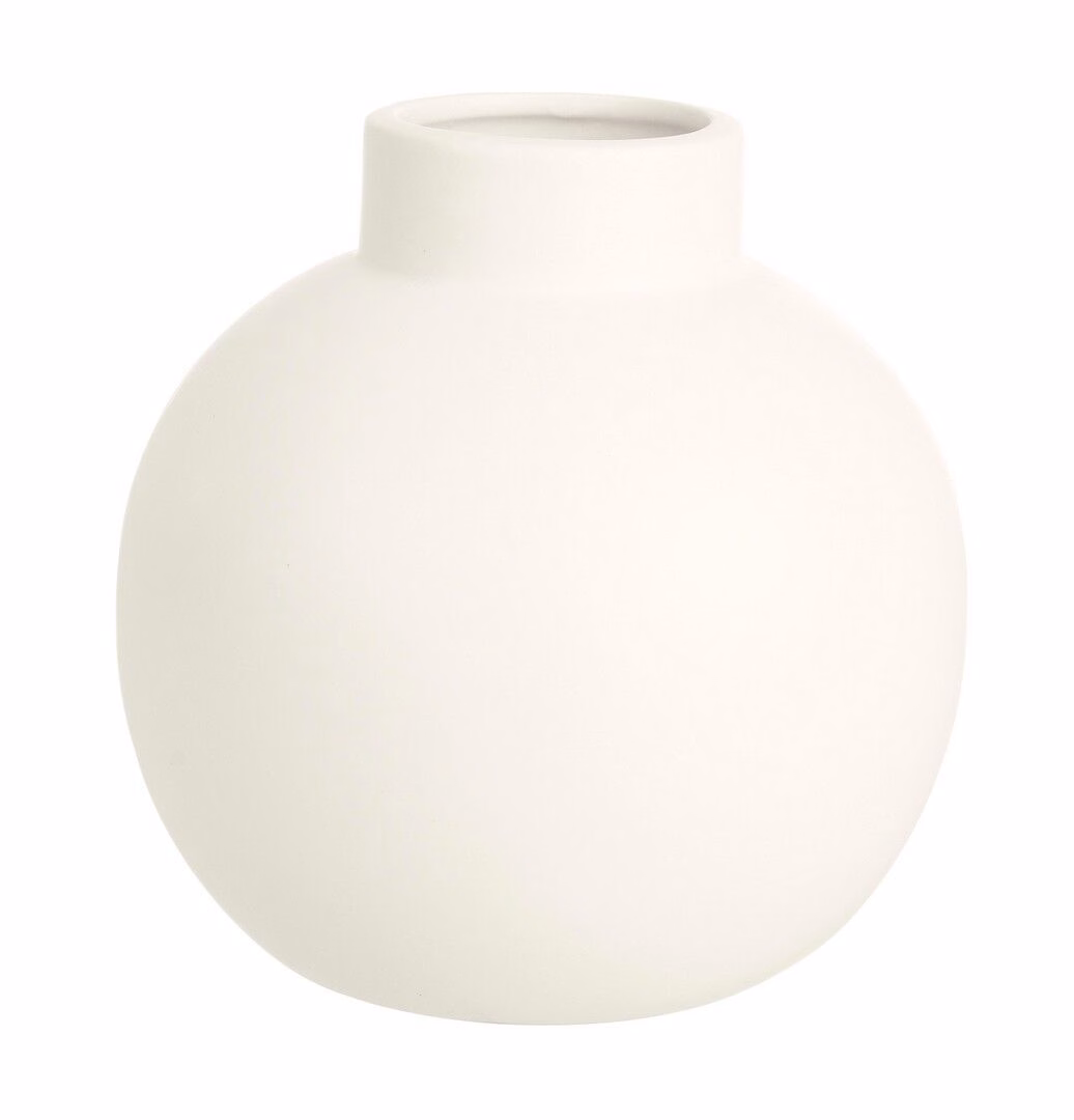 193992 Vase Althea weiß 16cm