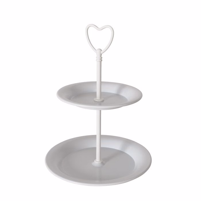 Etagere Mikala 23cm weiß