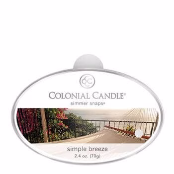 Colonial Candle Simple Breeze Simmer Snaps 70g