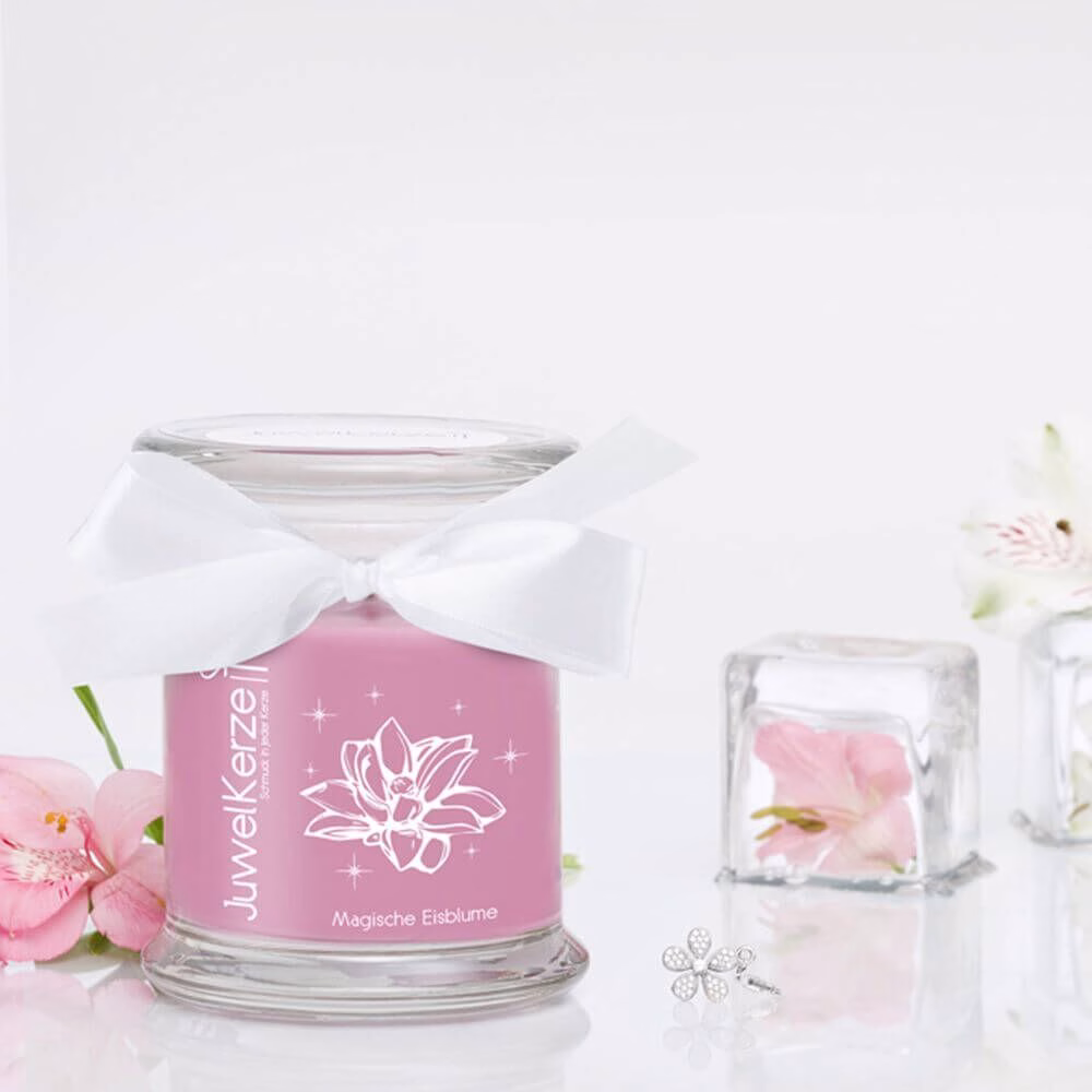 JuwelKerze Magische Eisblume 230g