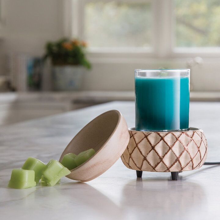 latticecandlewarmer1 Lattice 2-in-1 Classic elektrische Duftlampe aus Keramik