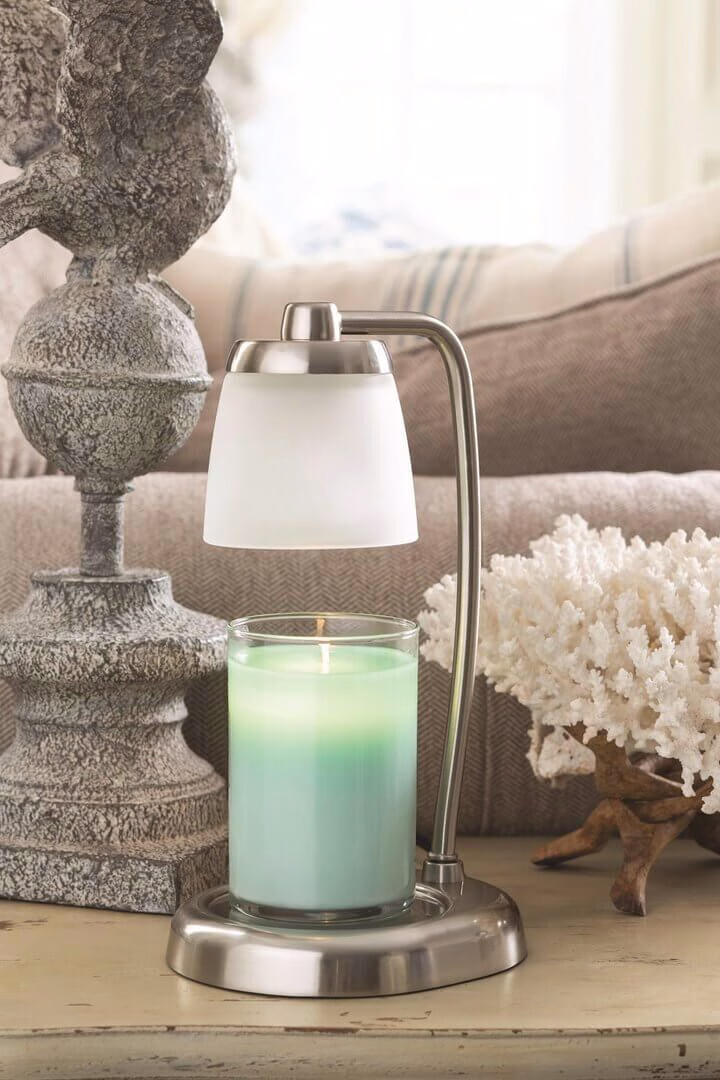 CONTEMPO Laterne Kerzenwärmer (Brushed Nickel)