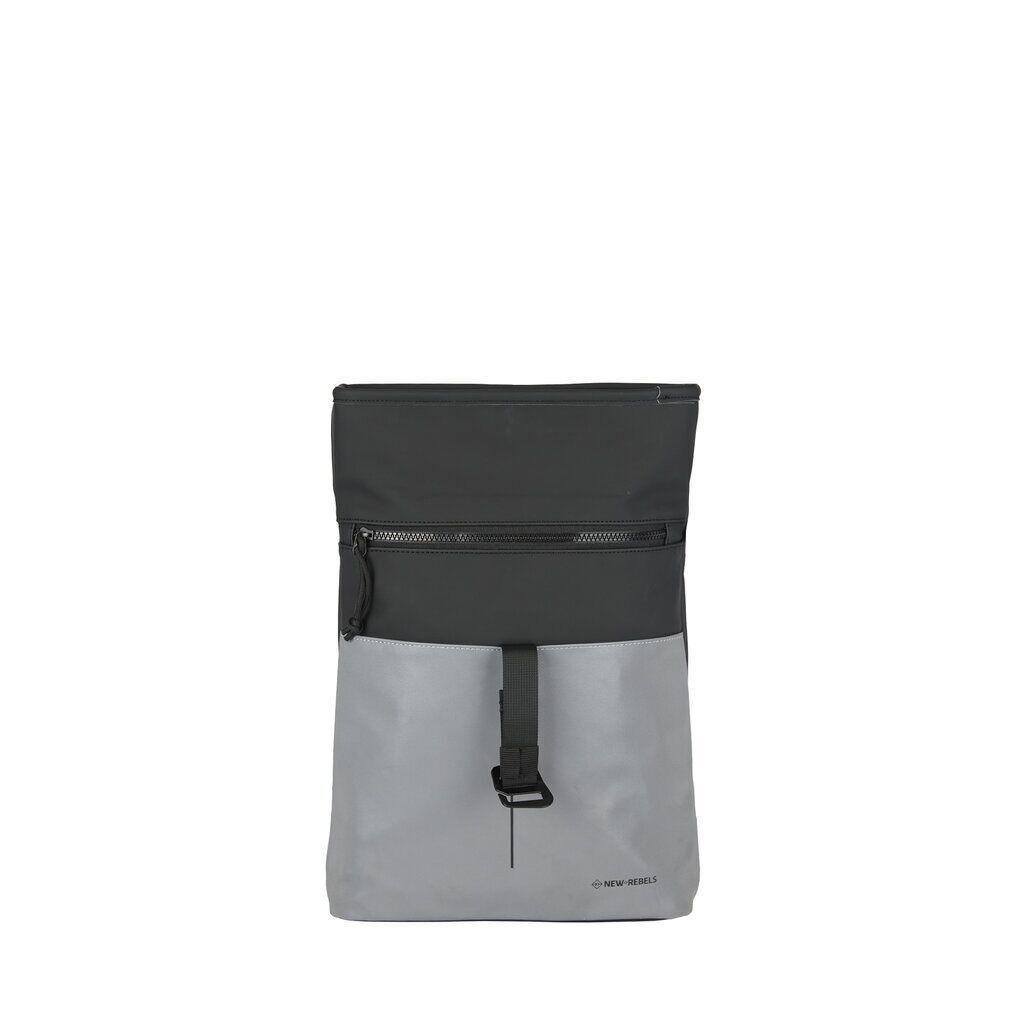 Bowie - Los Angeles Rolltop Rucksack schwarz